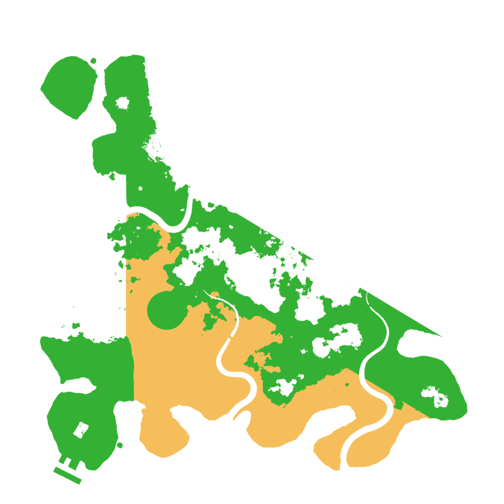 Biome Rust Map: Procedural Map, Size: 3500, Seed: 330873590