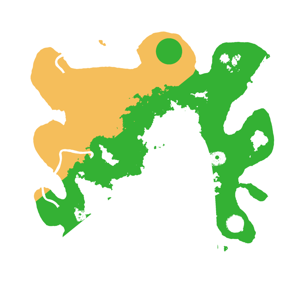 Biome Rust Map: Procedural Map, Size: 3000, Seed: 680831538