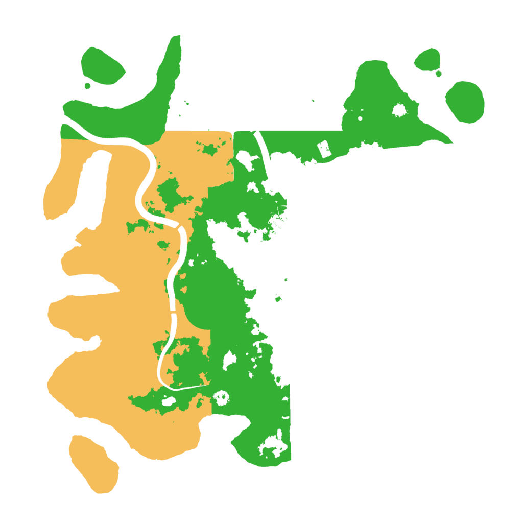 Biome Rust Map: Procedural Map, Size: 3500, Seed: 1239946771