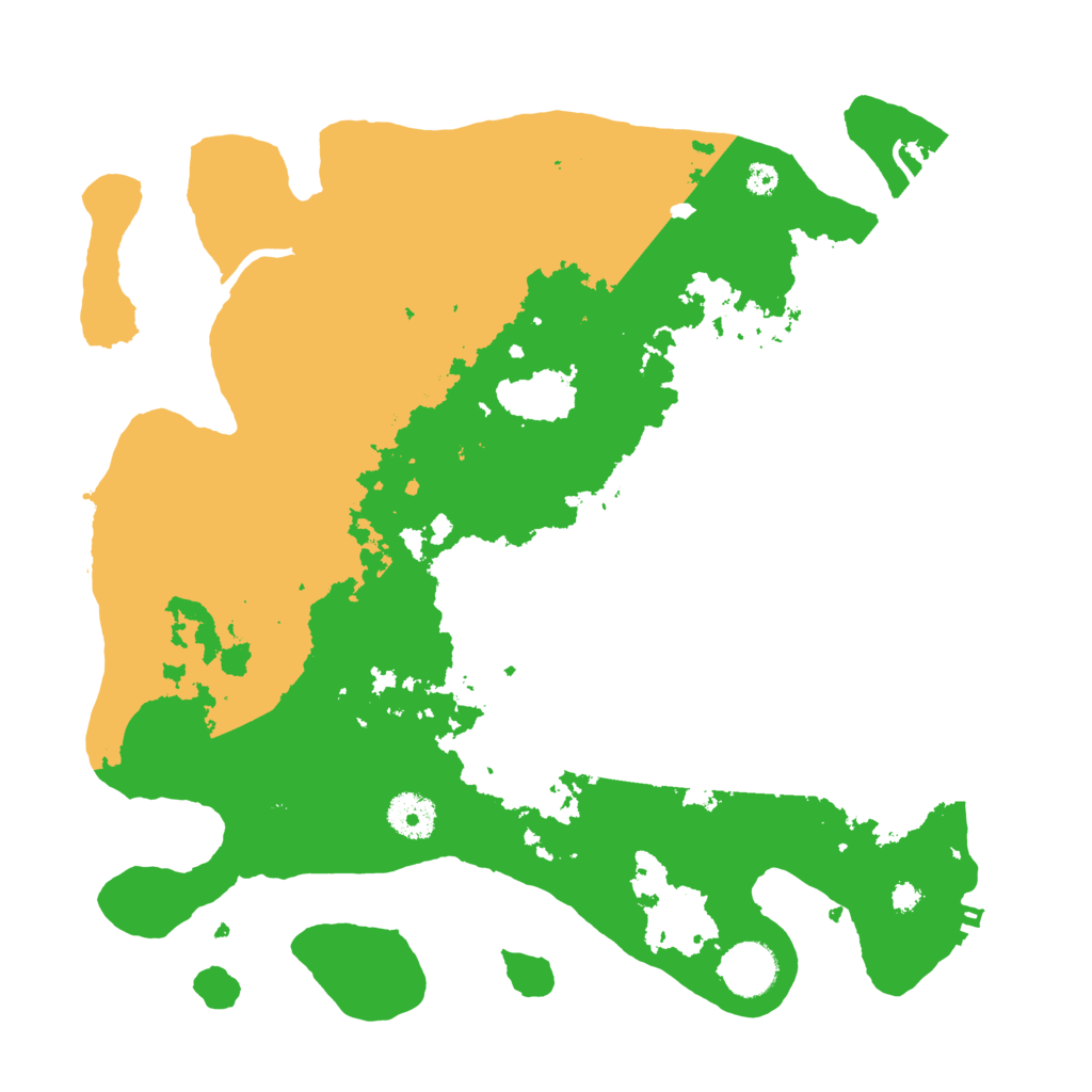 Biome Rust Map: Procedural Map, Size: 3500, Seed: 1195648565