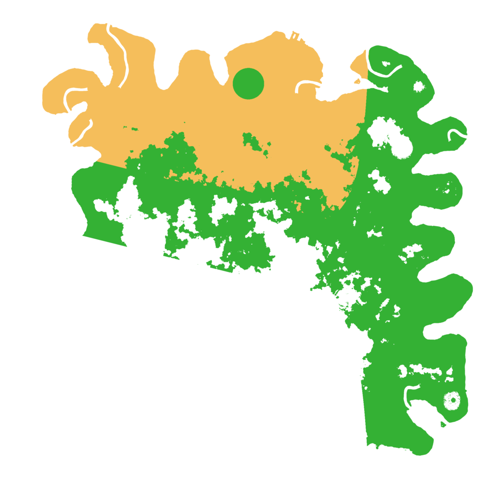 Biome Rust Map: Procedural Map, Size: 4250, Seed: 391483390