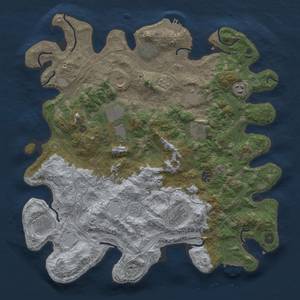 Thumbnail Rust Map: Procedural Map, Size: 4250, Seed: 391483390, 17 Monuments