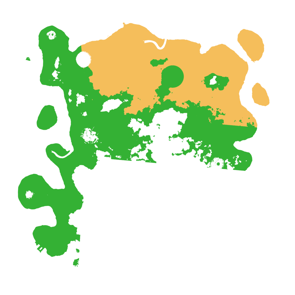 Biome Rust Map: Procedural Map, Size: 3500, Seed: 5281357