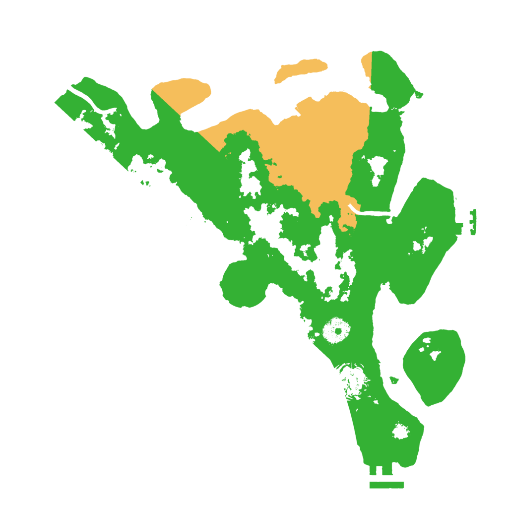 Biome Rust Map: Procedural Map, Size: 3000, Seed: 2145103622
