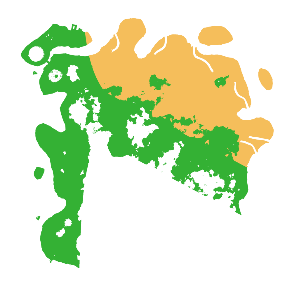 Biome Rust Map: Procedural Map, Size: 3500, Seed: 89606973