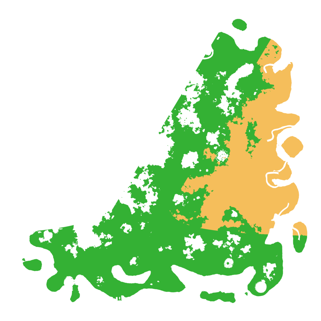Biome Rust Map: Procedural Map, Size: 5000, Seed: 1386179516