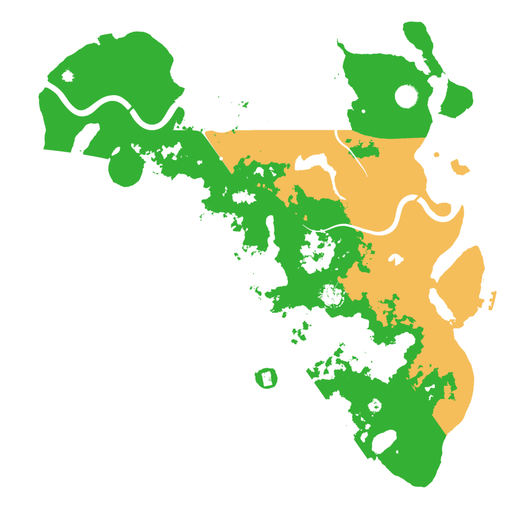Biome Rust Map: Procedural Map, Size: 4000, Seed: 25345385