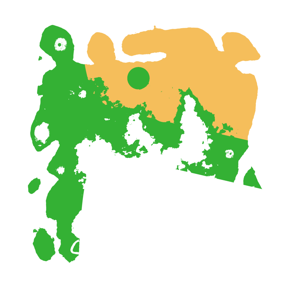 Biome Rust Map: Procedural Map, Size: 3500, Seed: 1822849909