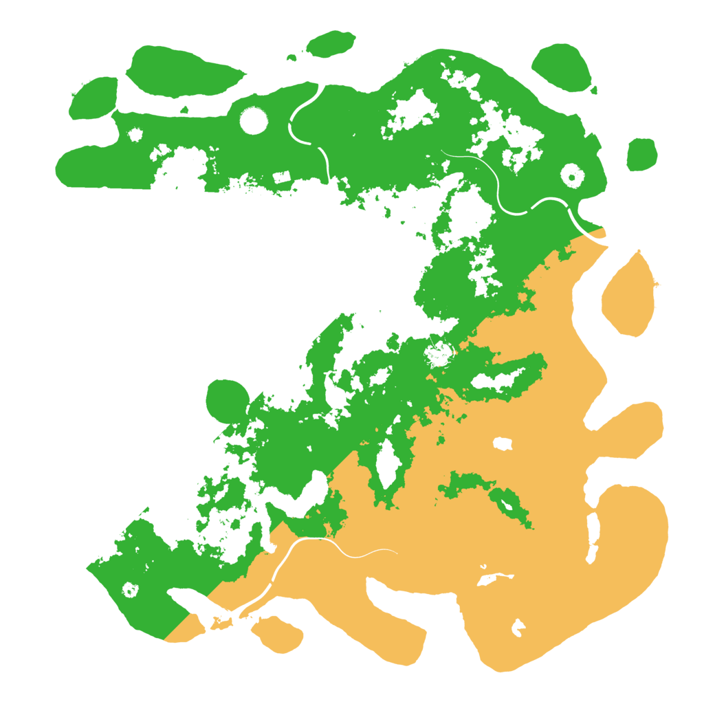 Biome Rust Map: Procedural Map, Size: 4500, Seed: 487076008