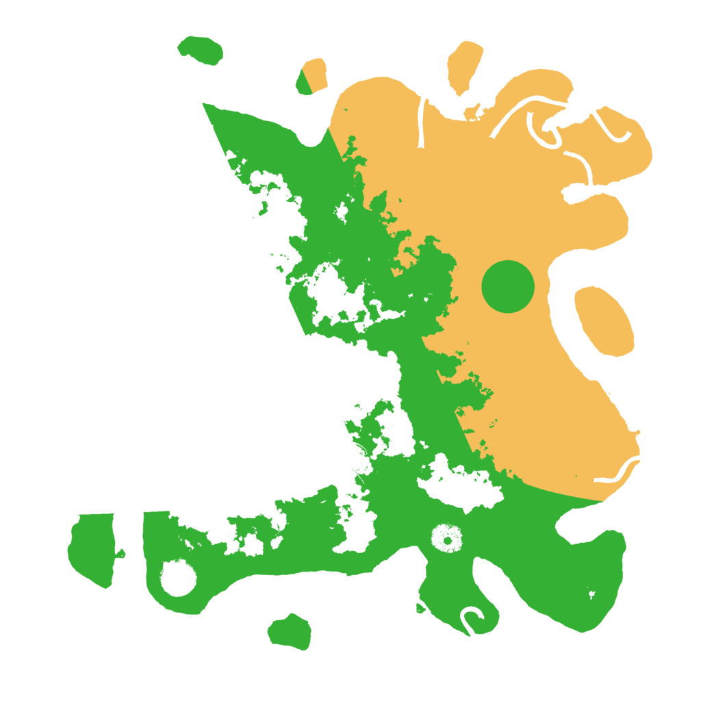 Biome Rust Map: Procedural Map, Size: 3500, Seed: 26212641