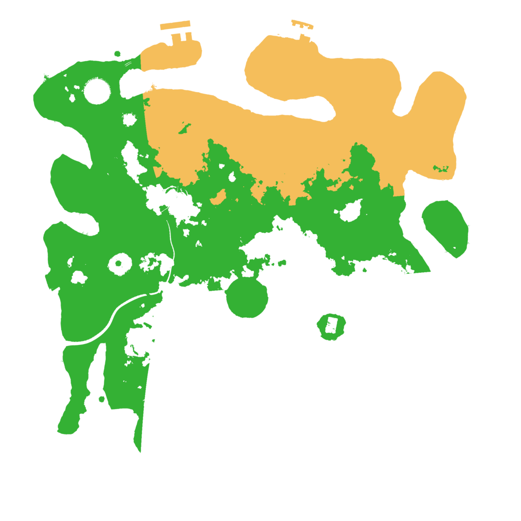 Biome Rust Map: Procedural Map, Size: 3500, Seed: 872984649