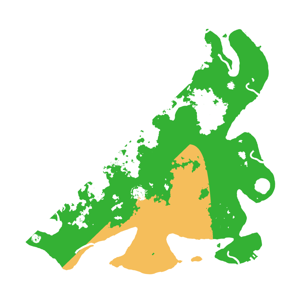 Biome Rust Map: Procedural Map, Size: 3500, Seed: 1221277757