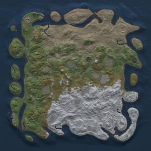 Thumbnail Rust Map: Procedural Map, Size: 4500, Seed: 1999215817, 18 Monuments