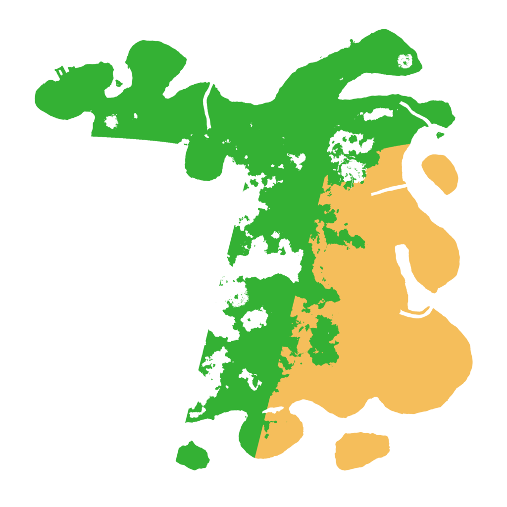 Biome Rust Map: Procedural Map, Size: 3500, Seed: 1381141797