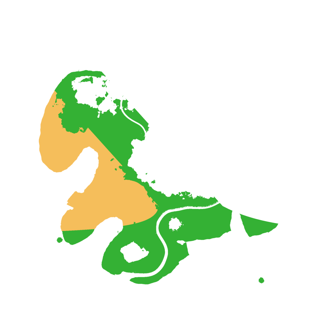 Biome Rust Map: Procedural Map, Size: 2300, Seed: 4407