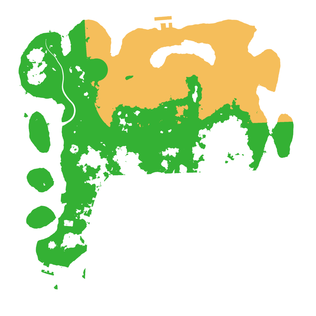 Biome Rust Map: Procedural Map, Size: 3700, Seed: 763904009
