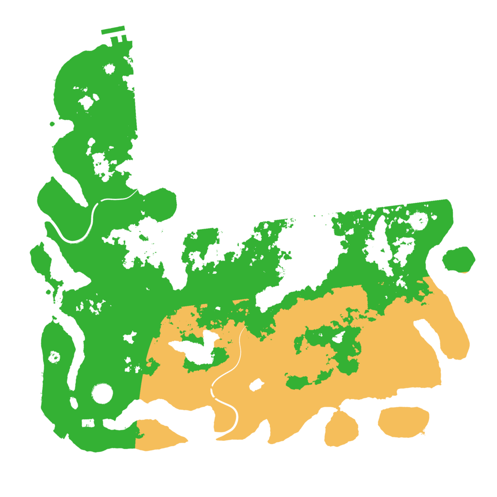Biome Rust Map: Procedural Map, Size: 4250, Seed: 695685100