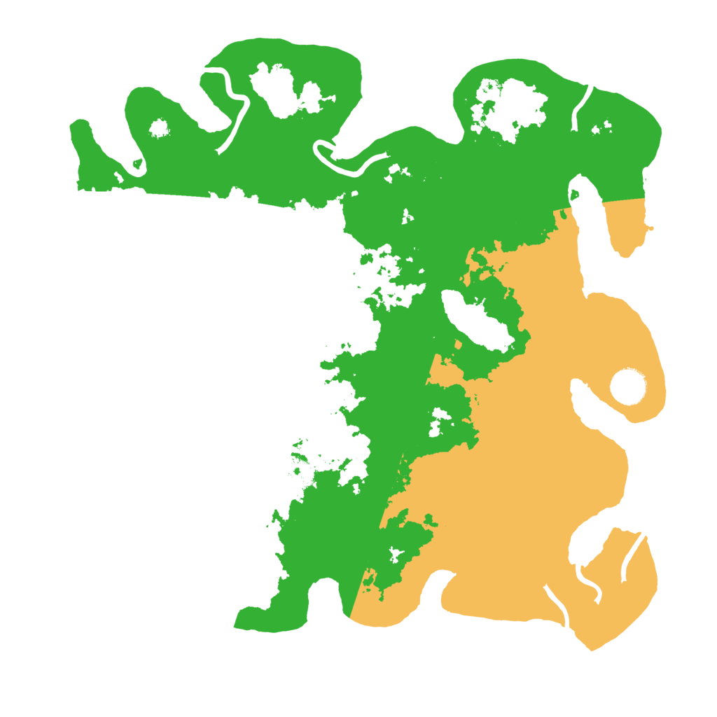 Biome Rust Map: Procedural Map, Size: 3500, Seed: 94505950