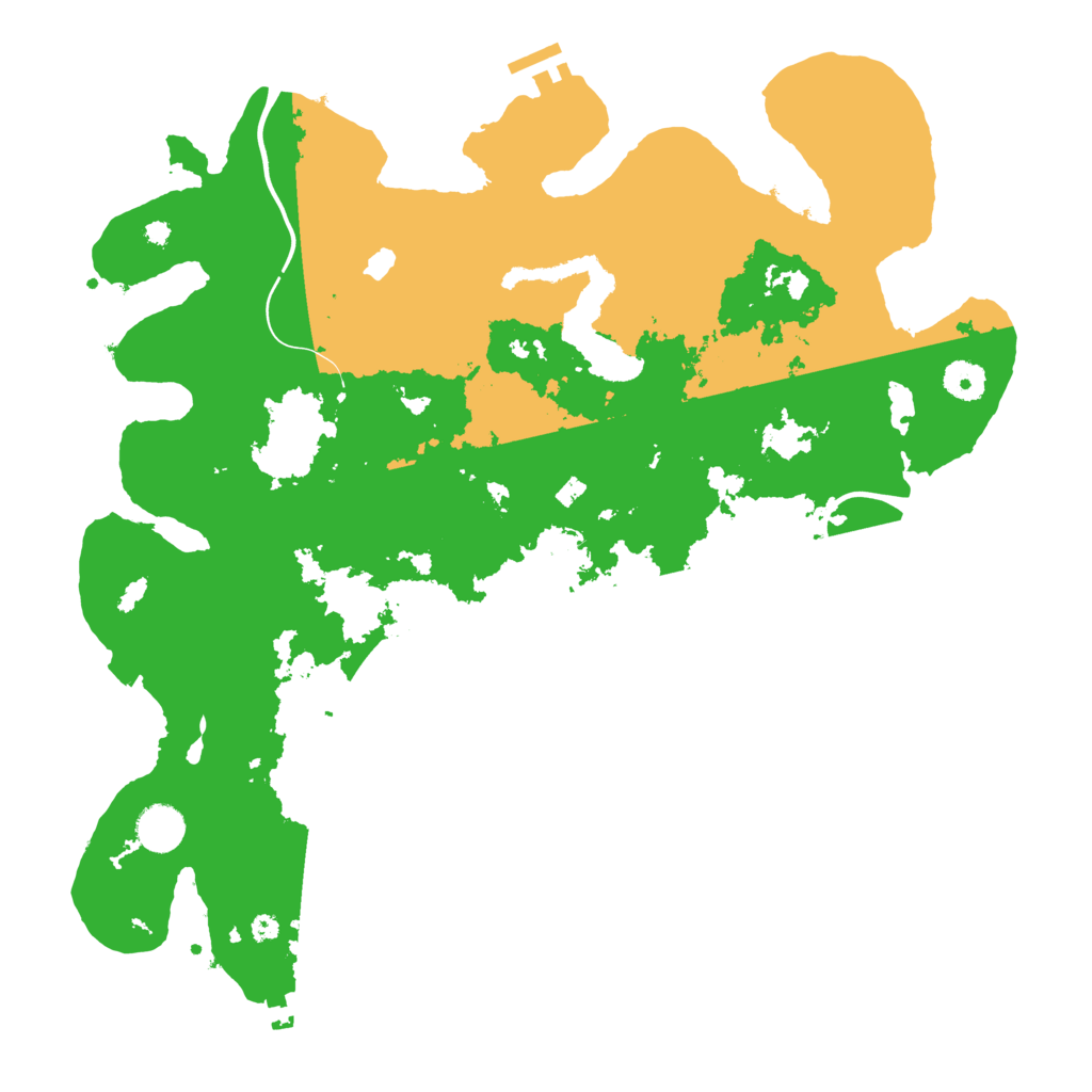 Biome Rust Map: Procedural Map, Size: 4000, Seed: 33108