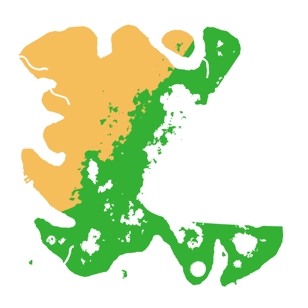 Biome Rust Map: Procedural Map, Size: 3500, Seed: 21617280