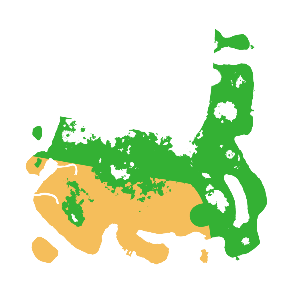 Biome Rust Map: Procedural Map, Size: 3500, Seed: 307217326