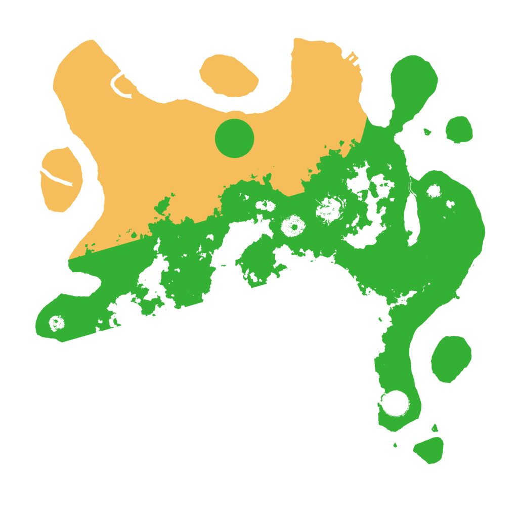 Biome Rust Map: Procedural Map, Size: 3500, Seed: 89619686
