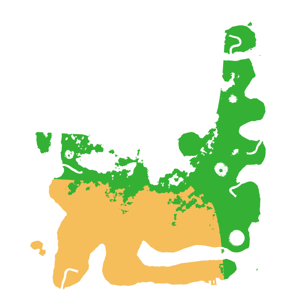 Biome Rust Map: Procedural Map, Size: 3500, Seed: 212221