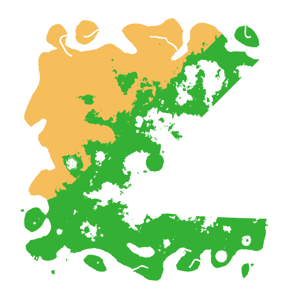 Biome Rust Map: Procedural Map, Size: 4500, Seed: 2009446470