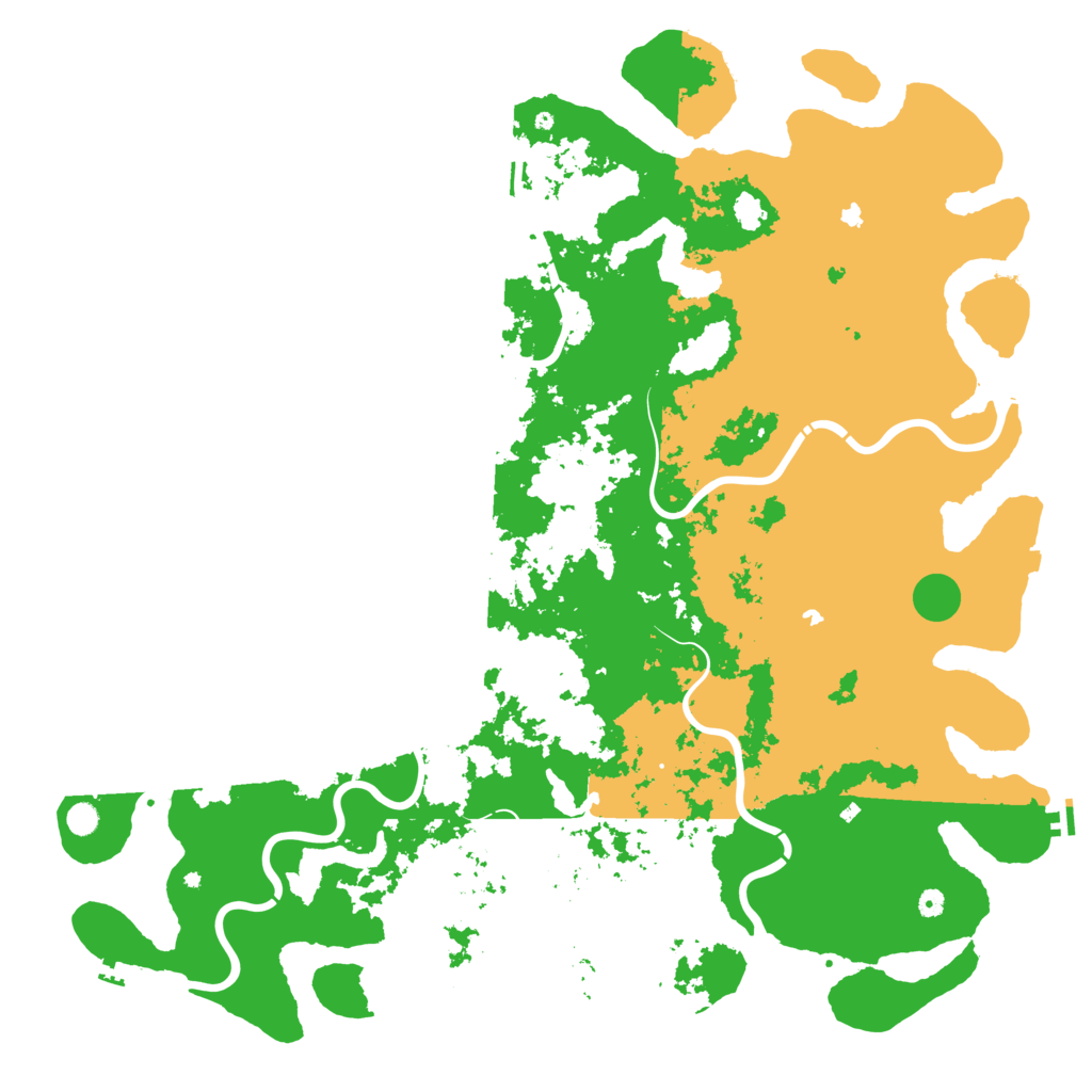 Biome Rust Map: Procedural Map, Size: 6000, Seed: 2394912