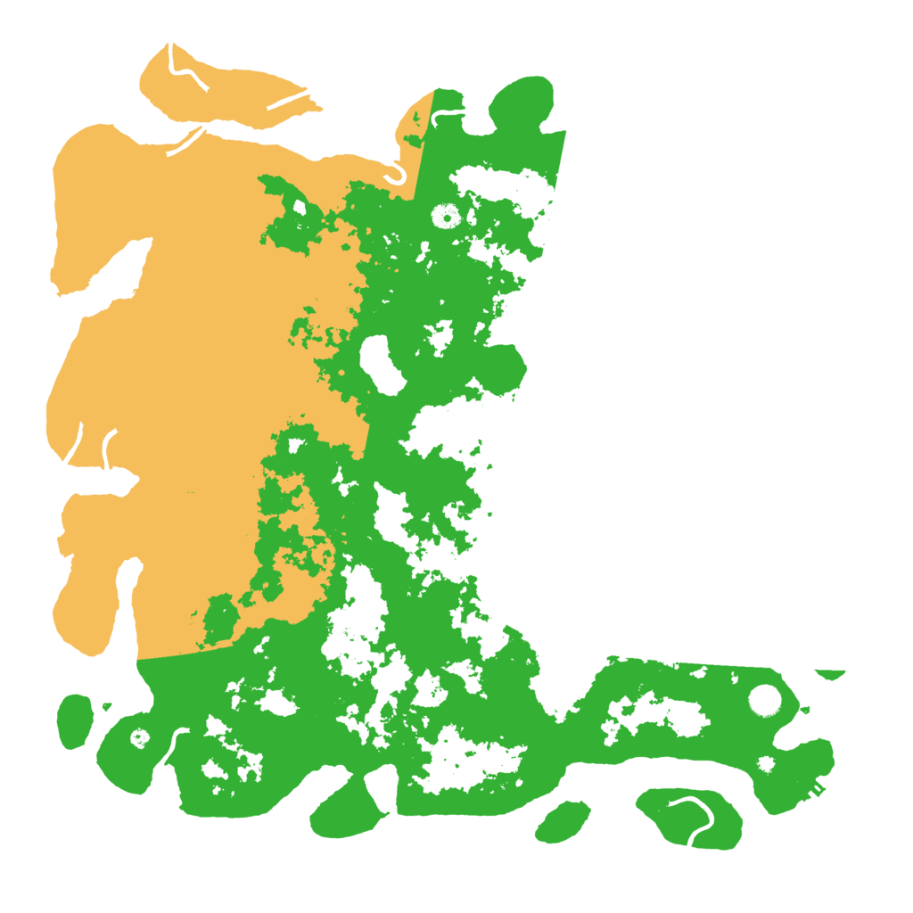 Biome Rust Map: Procedural Map, Size: 5000, Seed: 45783478