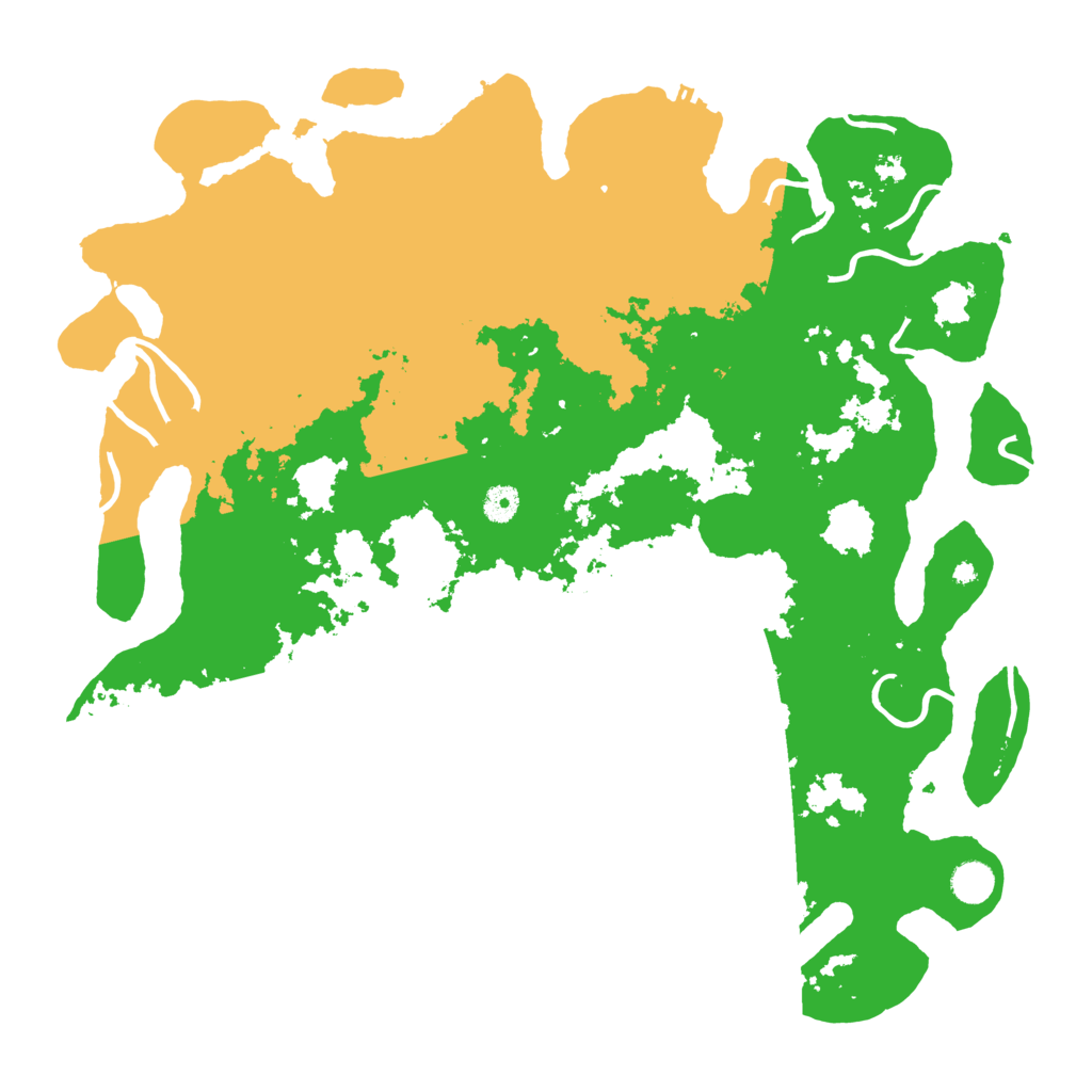 Biome Rust Map: Procedural Map, Size: 4500, Seed: 847069807