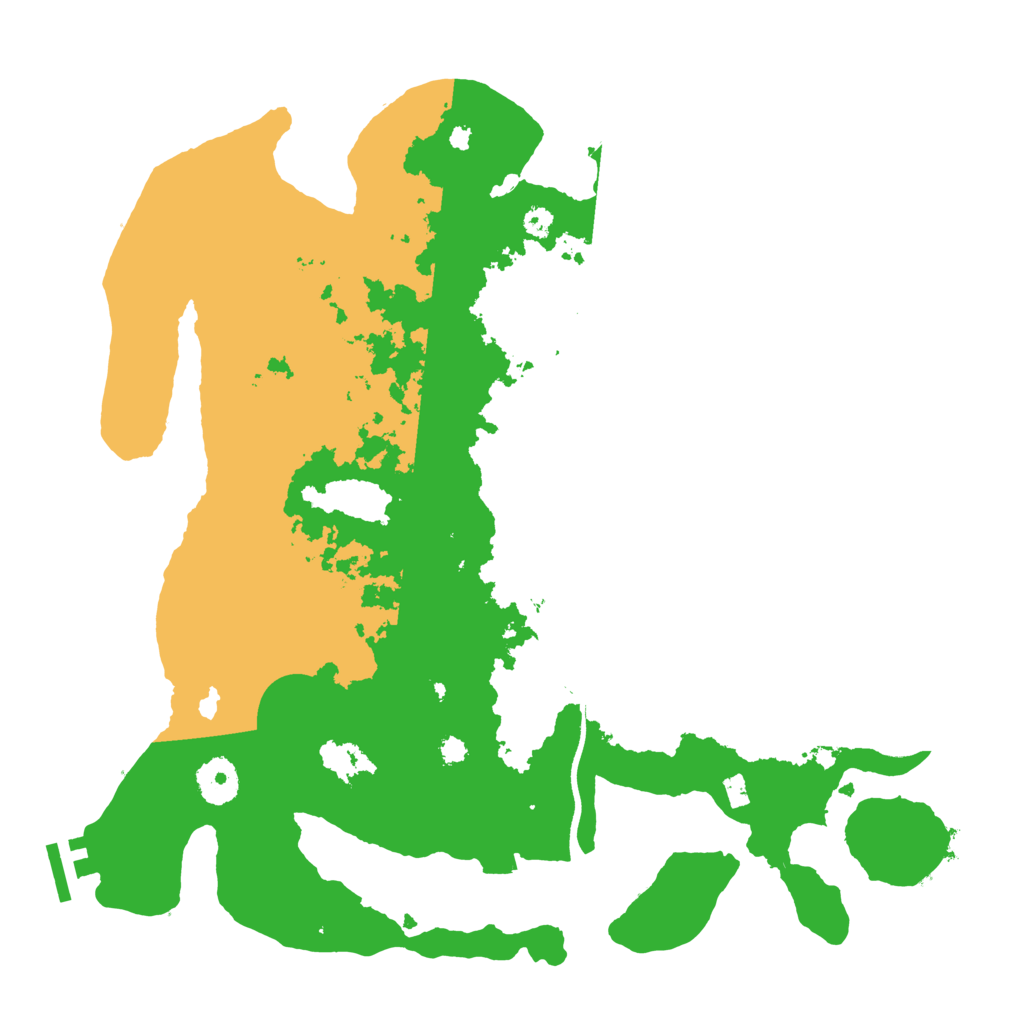 Biome Rust Map: Procedural Map, Size: 3500, Seed: 1023731185
