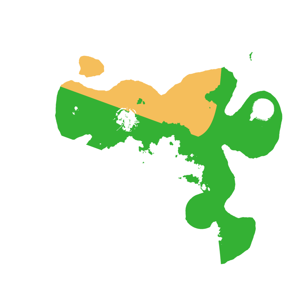 Biome Rust Map: Barren, Size: 2500, Seed: 66616