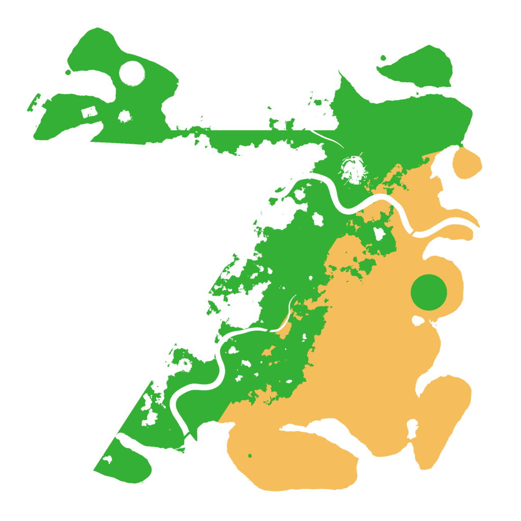Biome Rust Map: Procedural Map, Size: 3800, Seed: 115210
