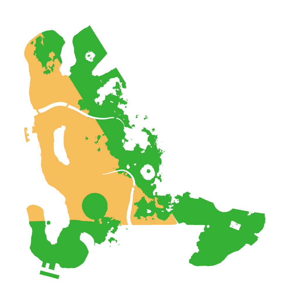 Biome Rust Map: Procedural Map, Size: 3100, Seed: 337469941