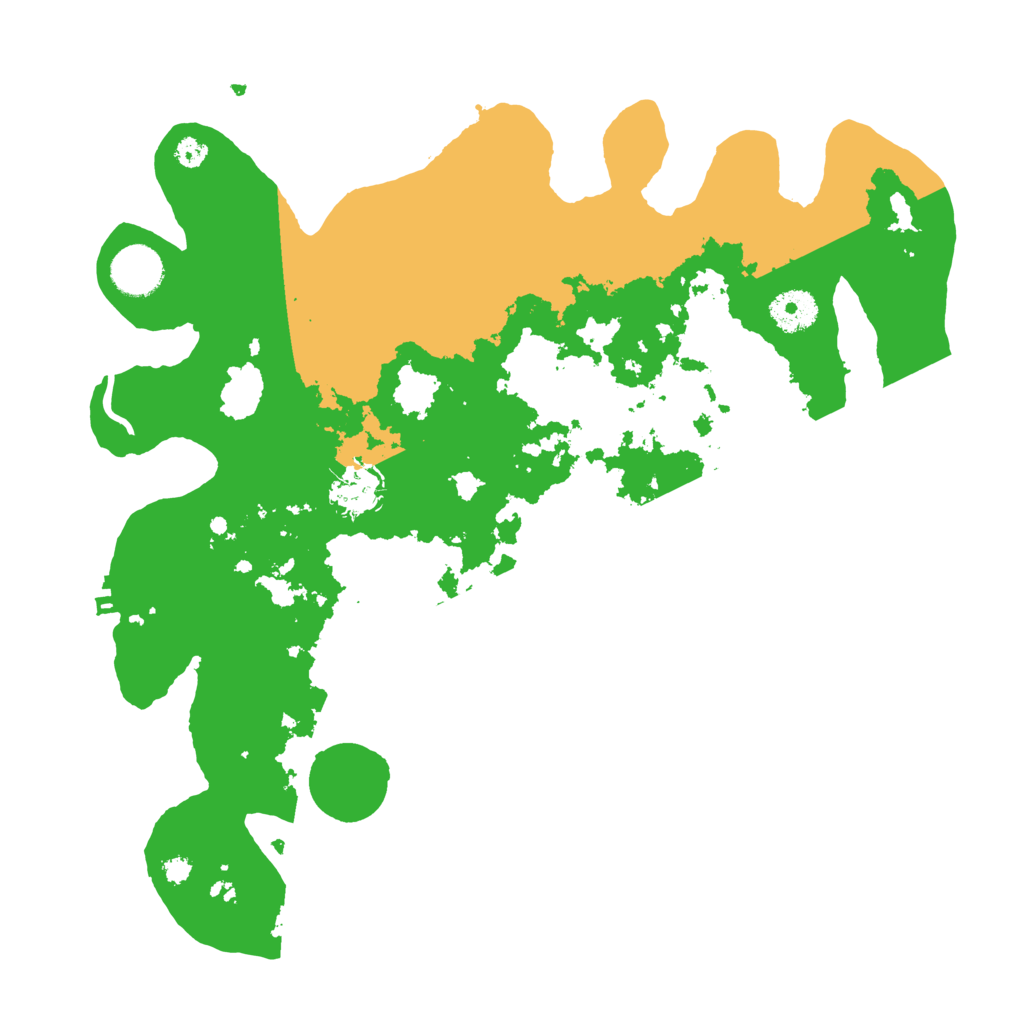 Biome Rust Map: Procedural Map, Size: 3500, Seed: 72143043