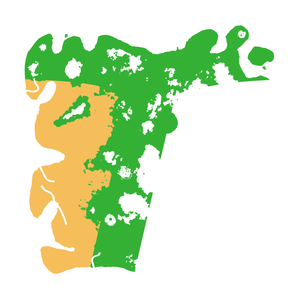 Biome Rust Map: Procedural Map, Size: 4000, Seed: 496464