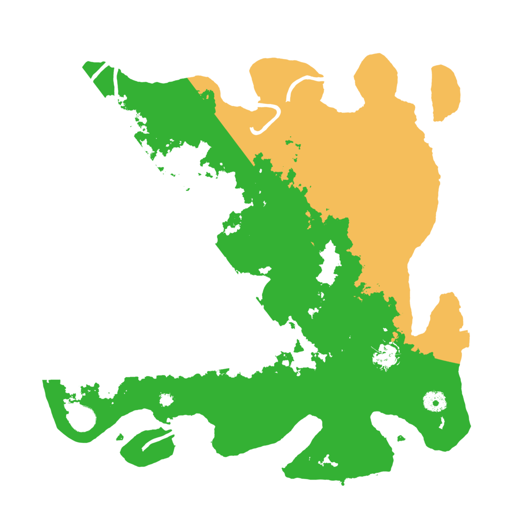 Biome Rust Map: Procedural Map, Size: 3500, Seed: 2122914227