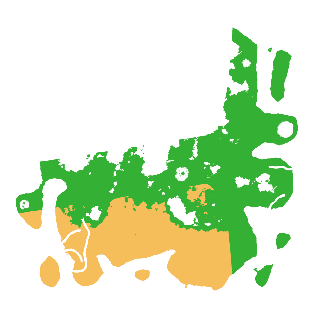 Biome Rust Map: Procedural Map, Size: 3500, Seed: 33626906