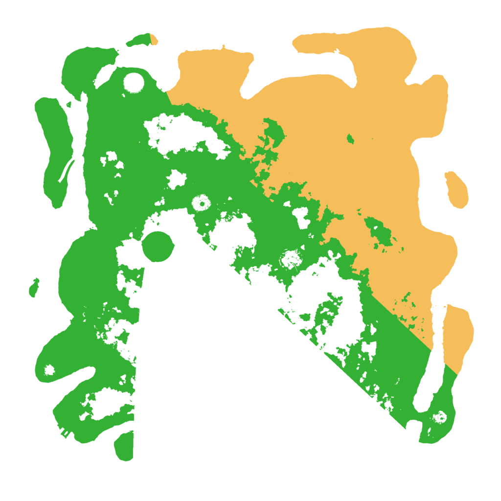 Biome Rust Map: Procedural Map, Size: 4332, Seed: 253018477