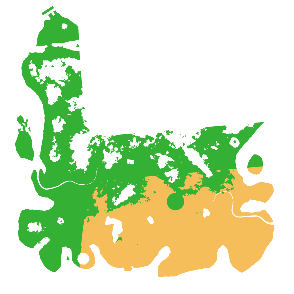 Biome Rust Map: Procedural Map, Size: 4500, Seed: 1062431970