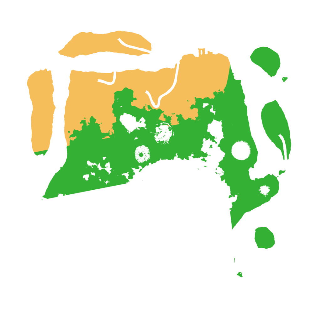 Biome Rust Map: Procedural Map, Size: 3000, Seed: 3102574