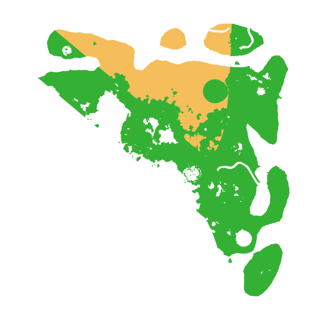 Biome Rust Map: Procedural Map, Size: 3500, Seed: 1563747130