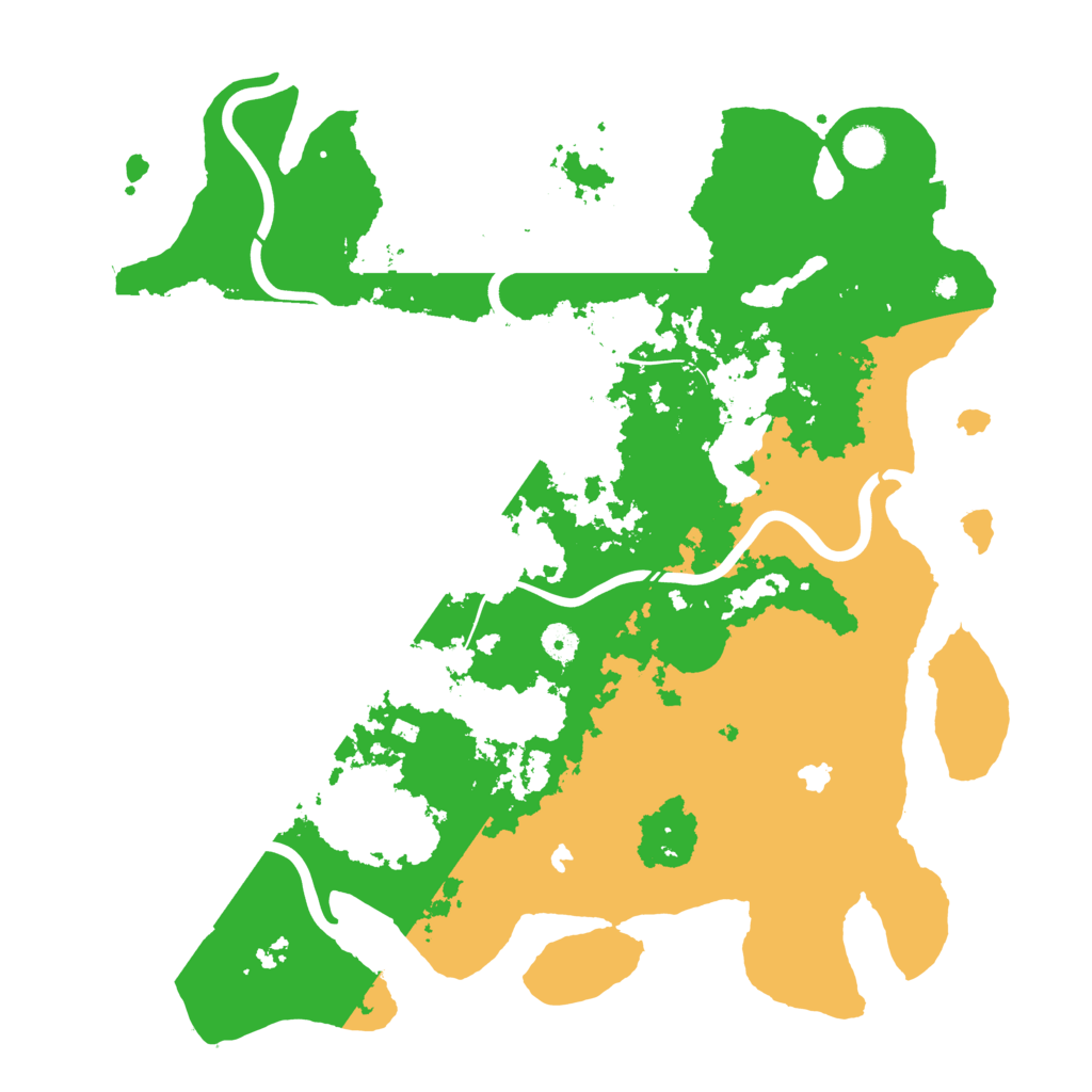 Biome Rust Map: Procedural Map, Size: 4500, Seed: 414567923