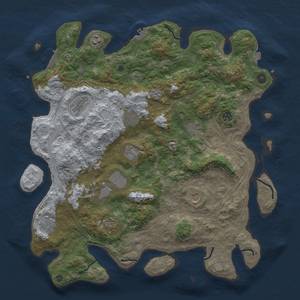 Thumbnail Rust Map: Procedural Map, Size: 4500, Seed: 414567923, 19 Monuments