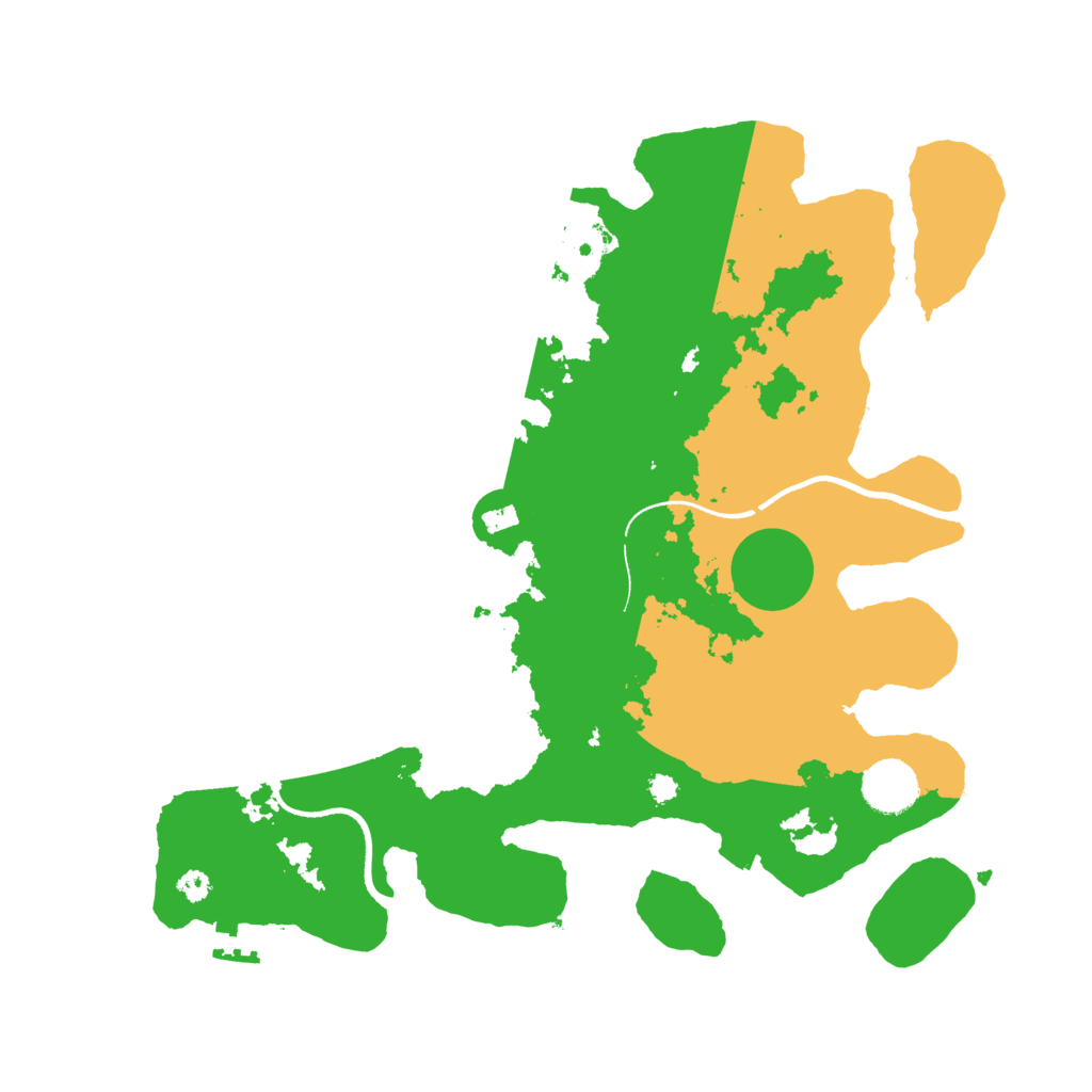 Biome Rust Map: Procedural Map, Size: 3500, Seed: 76324567