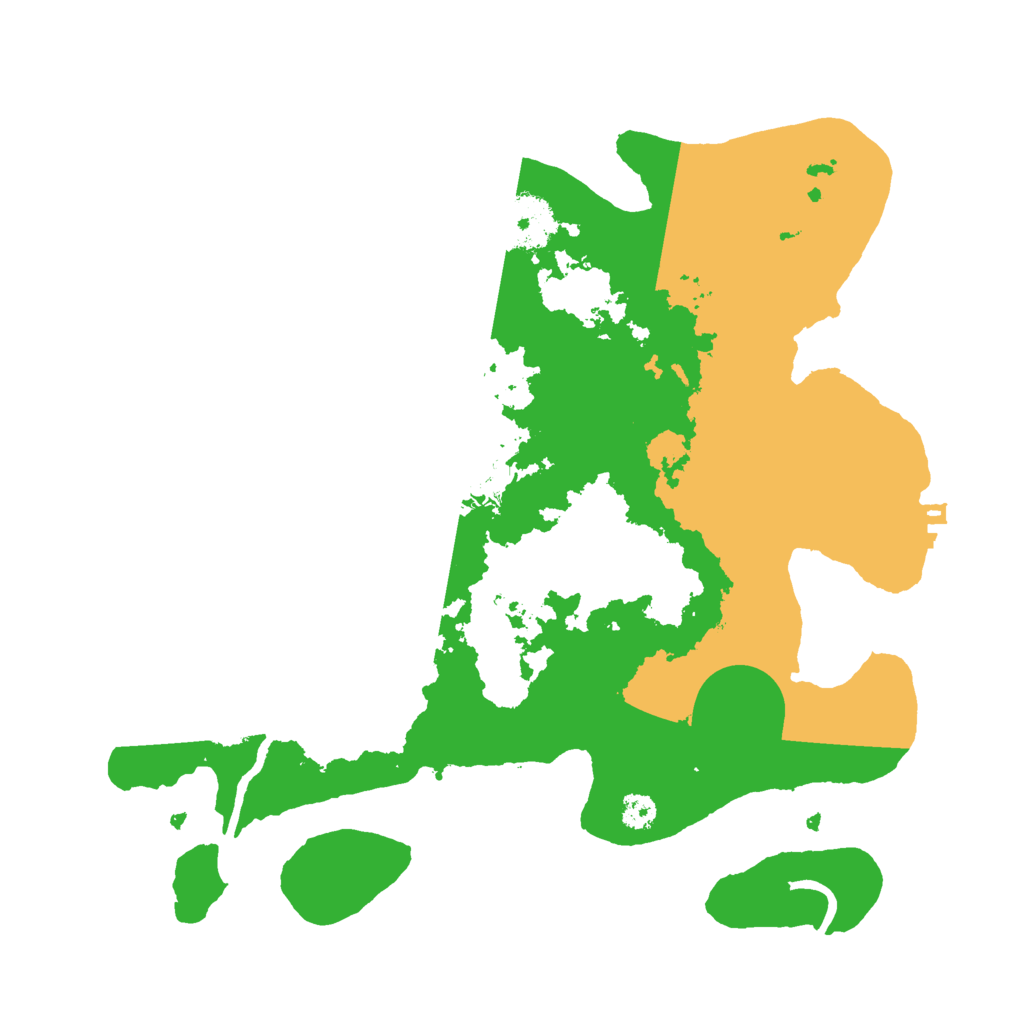 Biome Rust Map: Procedural Map, Size: 3000, Seed: 549286