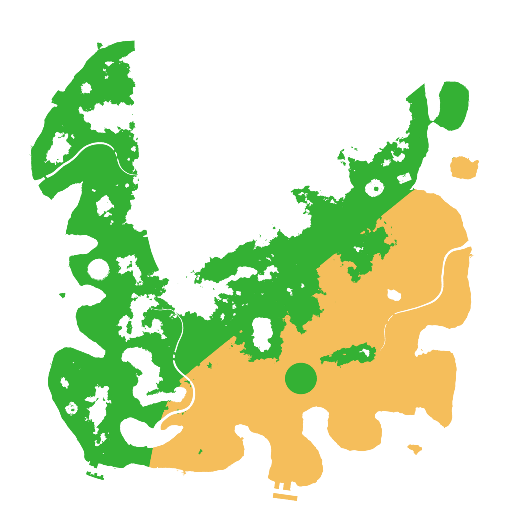 Biome Rust Map: Procedural Map, Size: 4250, Seed: 1305464855