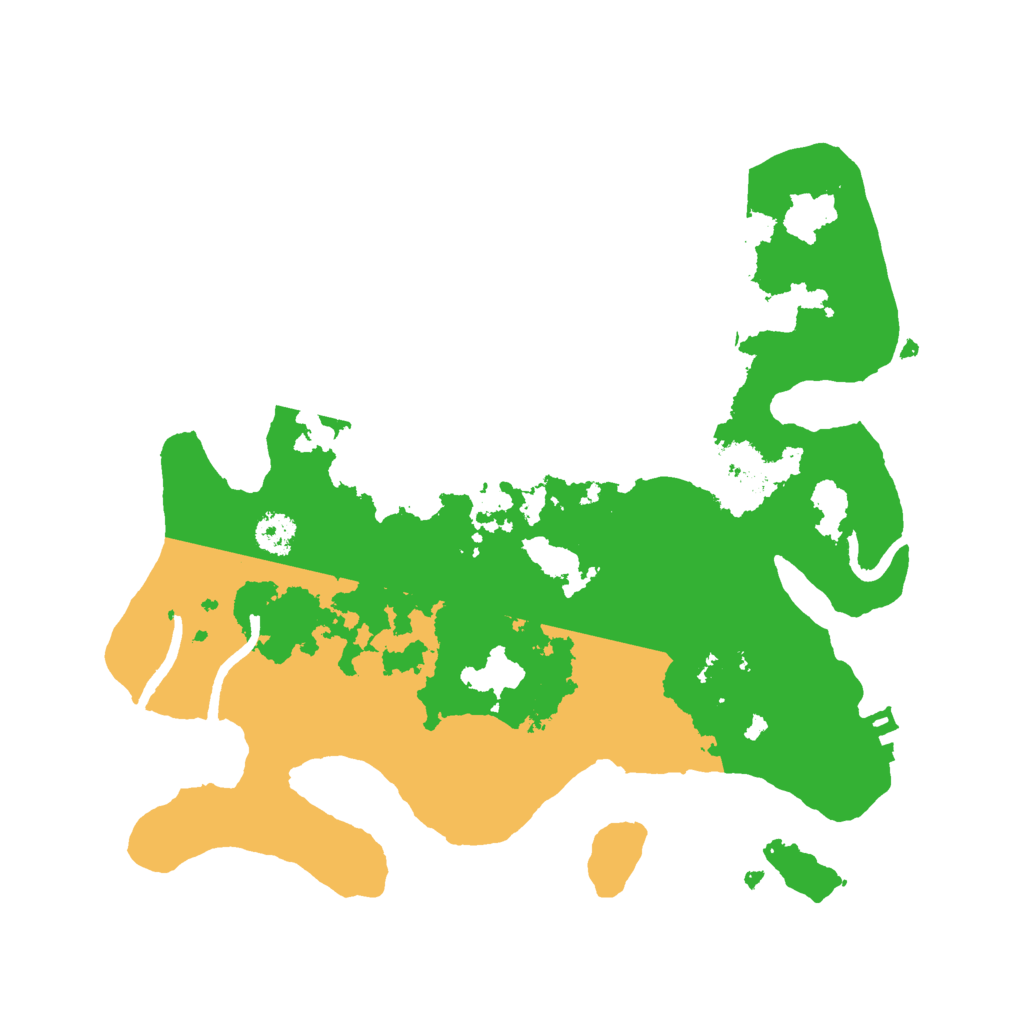 Biome Rust Map: Procedural Map, Size: 2600, Seed: 1200