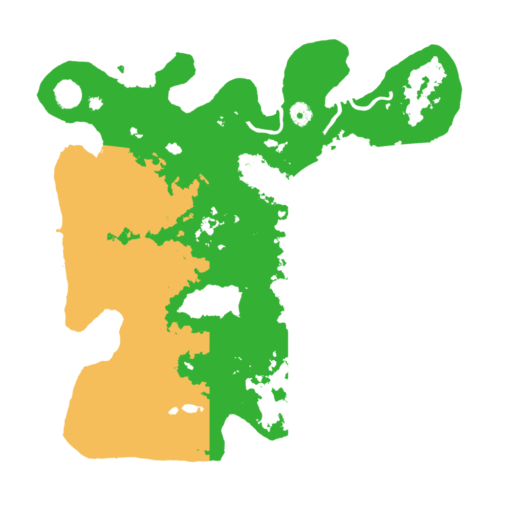 Biome Rust Map: Procedural Map, Size: 3500, Seed: 118730443